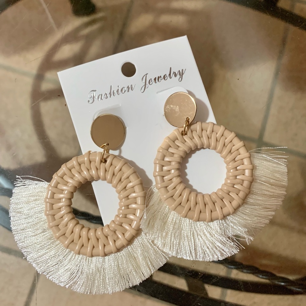 White Earrings